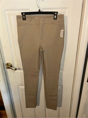 Old Navy Pixie High-Rise Skinny Pants in Khaki